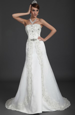 eDressit Sans Bretelle Perles Robe de Mariée (01120507)