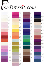 eDressit HCRS-A415 Colour Chart