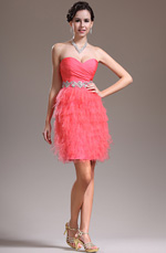 eDressit 2013 Neu Scharmant Trägerlos Cocktail Abendkleid (04135457)