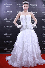 eDressit White Prom Gown Evening Wedding Dress(Custom-made)