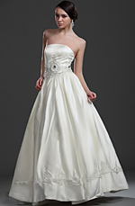 eDressit New Elegant Strapless Wedding Gown (01114313)