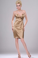 eDressit  Sexy Gold Strapless Party Dress (04111914)