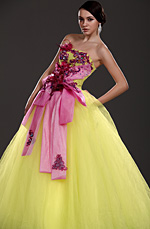 eDressit New Strapless Floral Prom Gown (31110303)