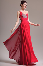 eDressit 2013 Nouveauté  Magnifique Rouge Une  Bretelle Perles Robe de Soirée (00137002)