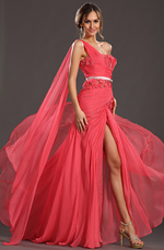 eDressit 2013 S/S Fashion Show Handmade Flowers One Shoulder Evening Dress Prom Gown (F00132857)