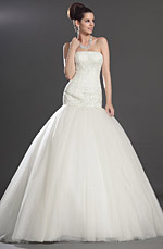 eDressit Fantastic Strapless Wedding Dress (01130607)