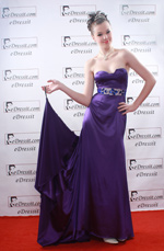 eDressit Purple Ball Gown Party Evening Dress