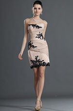 eDressit Stunning Strapless Black Lace Cocktail dress (04124314)