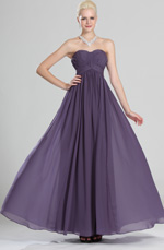 eDressit Sweetheart Encolure Sans Bretelle  Violet  Robe de soirée (00123206)