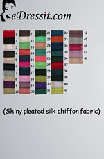 eDressit Shiny Pleated Silk Chiffon Color Chart (50100102A)