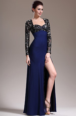 eDressit 2013 Neu Elegant Spitze Ärmel Kleid für Braut's Mutter (26134105)