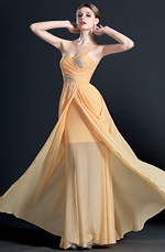 eDressit  Bretelle Unique Plissé Robes de soirée (00121910)