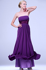 eDressit  New Purple Strapless Full Length Evening Dress (00109306)