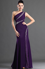 eDressit Charming Ein Schulter Gefaltet Abendkleid (00127106)