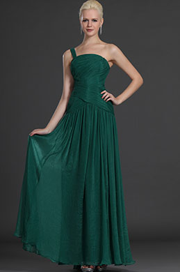 eDressit Stylish Green One Shoulder Evening Dress (00125404)