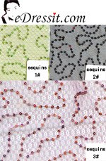 eDressit Sequins Fabric