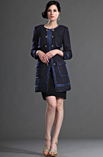 eDressit Fashion Long Jacket With Sleeves Day Coat (03123105)