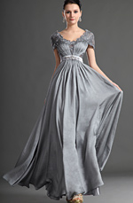eDressit Dress V-Cut Neckline Sleeve Mother of the Bride Dress (26124508)