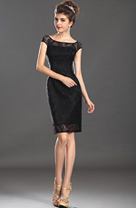 eDressit 2013 Neu Charming Spitze Klein Schwarz Damen Kleid (03130200)