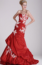 eDressit Charming Red Ball Gown