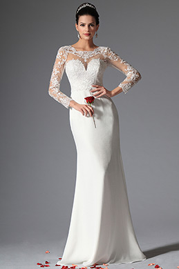 eDressit Scoop Sheer Top Lace Evening Wedding Gown (01141907) eDressit Scoop Sheer Top Lace Evening Wedding Gown (01141907)