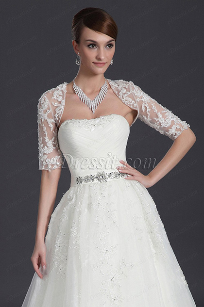 eDressit Charming Lace Wedding Gown (01120907)
