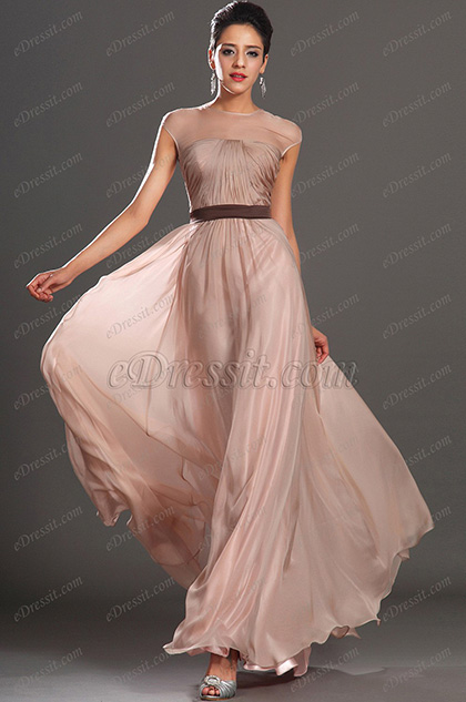 New Fabulous Sleeveless Evening Dress