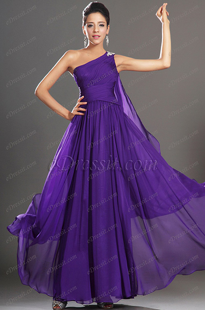 eDressit New Fabulous One Shoulder Evening Dress (00130906)
