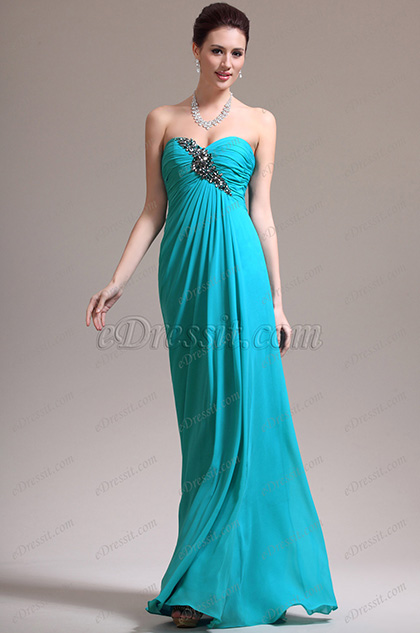 eDressit New Gorgeous Sweetheart Pleated Evening Dress (00138811)