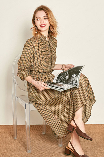 plaid shirt work outfit