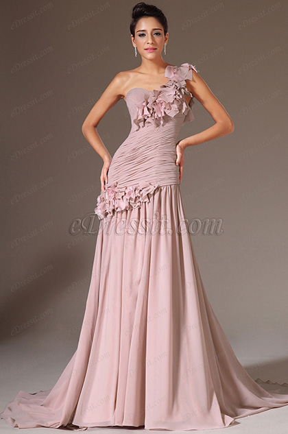 eDressit One-Shoulder Sweetheart Evening Gown (02142046)
