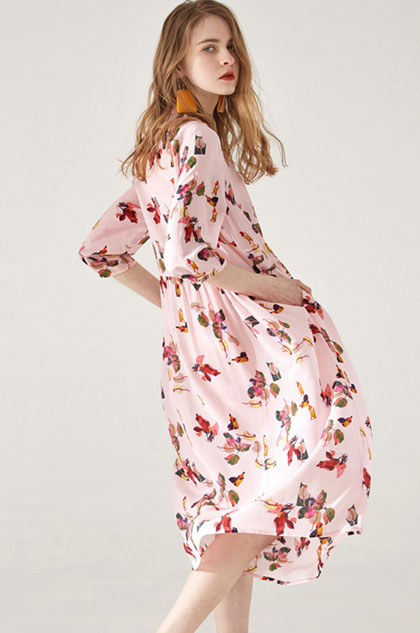 eDressit Chic Silk High Quality Printed Dress Summer Dress (30193501)