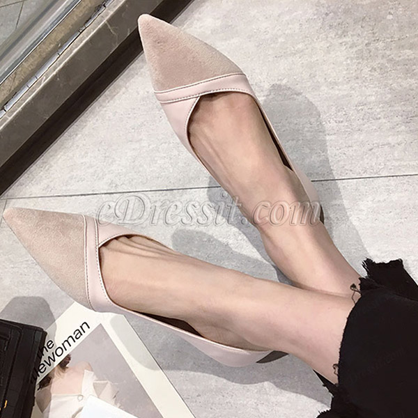 pointed flat shoes