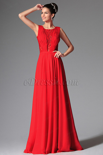 red gown design