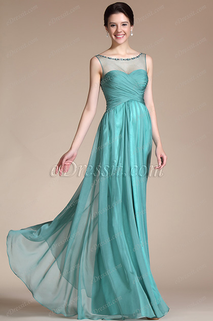 turquoise blue evening gowns