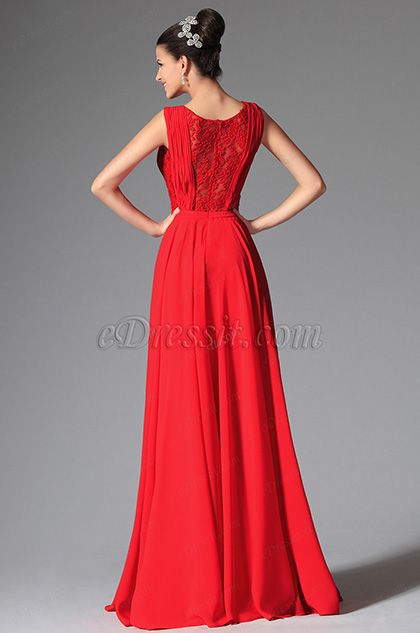 red gown design