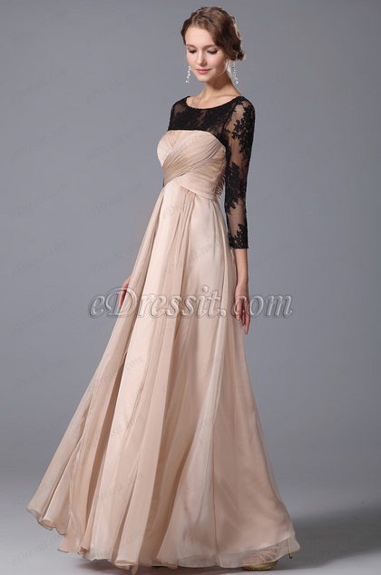 empire evening gown