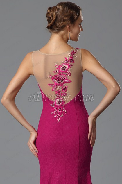 Sleeveless Trumpet Embroidery Applique Evening Gown Formal Dress (02153212) Sleeveless Trumpet Embroidery Applique Evening Gown Formal Dress (02153212)