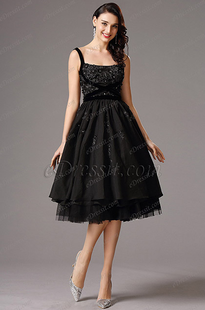 black party dresses for ladies