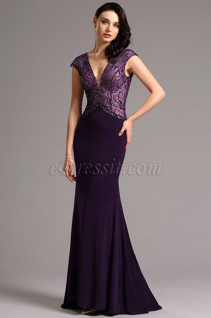 Plum Evening Gown Online Shop, UP TO 52 ...