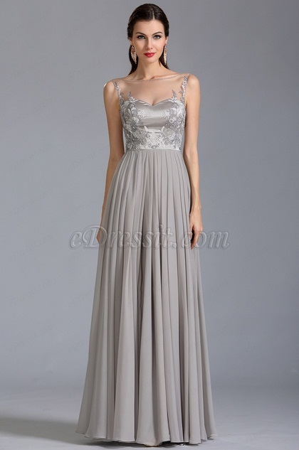 elegant gray dresses