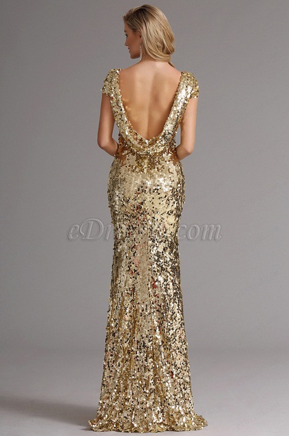 sequence long gown styles