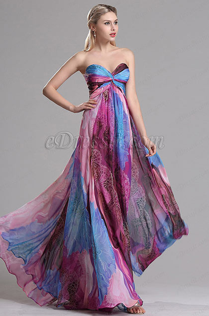 eDressit Sweetheart Printed A Line Prom Evening Dress (X07153868)