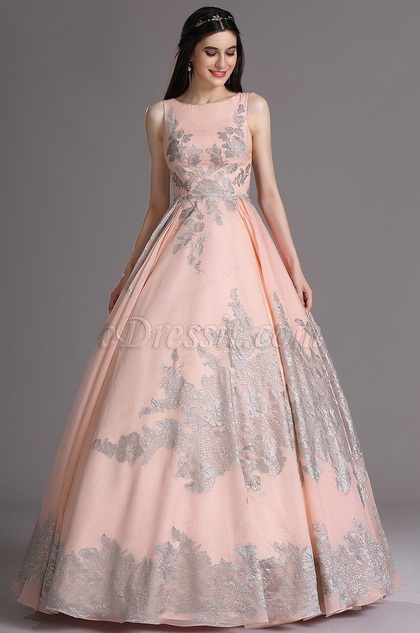 eDressit Pink Sleeveless Prom Dress with Lace Appliques (02165201) eDressit Pink Sleeveless Prom Dress with Lace Appliques (02165201)