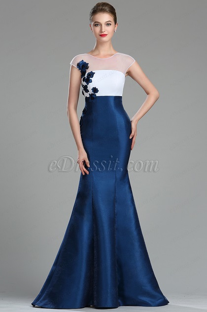 blue dress for ladies