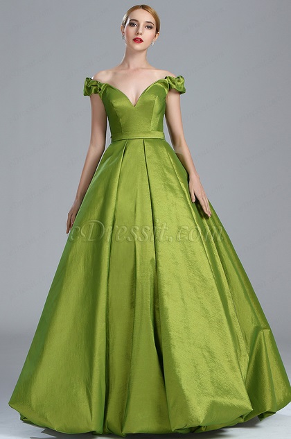 Green Graduation/Senior/Quinceanera Ball Gown Prom Dress