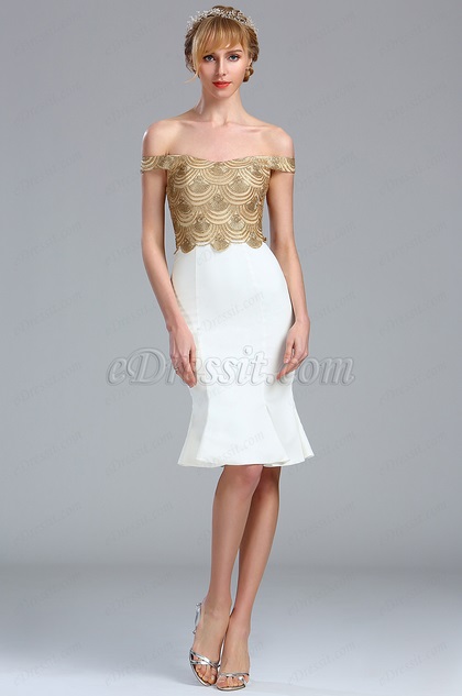 tight gold sequin dress