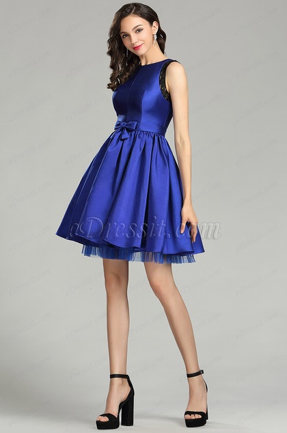 eDressit Sweet Blue Cocktail and Party Dress for Christmas (04180505)
