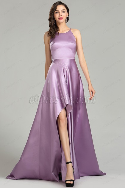 elegant purple dress