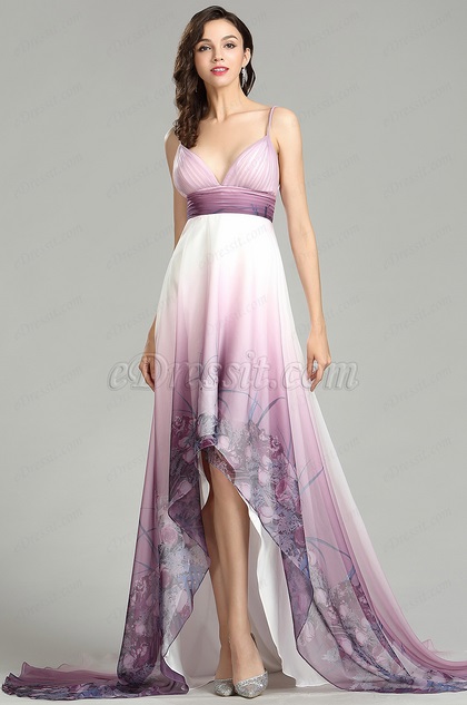 purple bohemian dress
